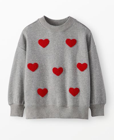 Oversized French Terry Sweatshirt in Warm and Fuzzy - main