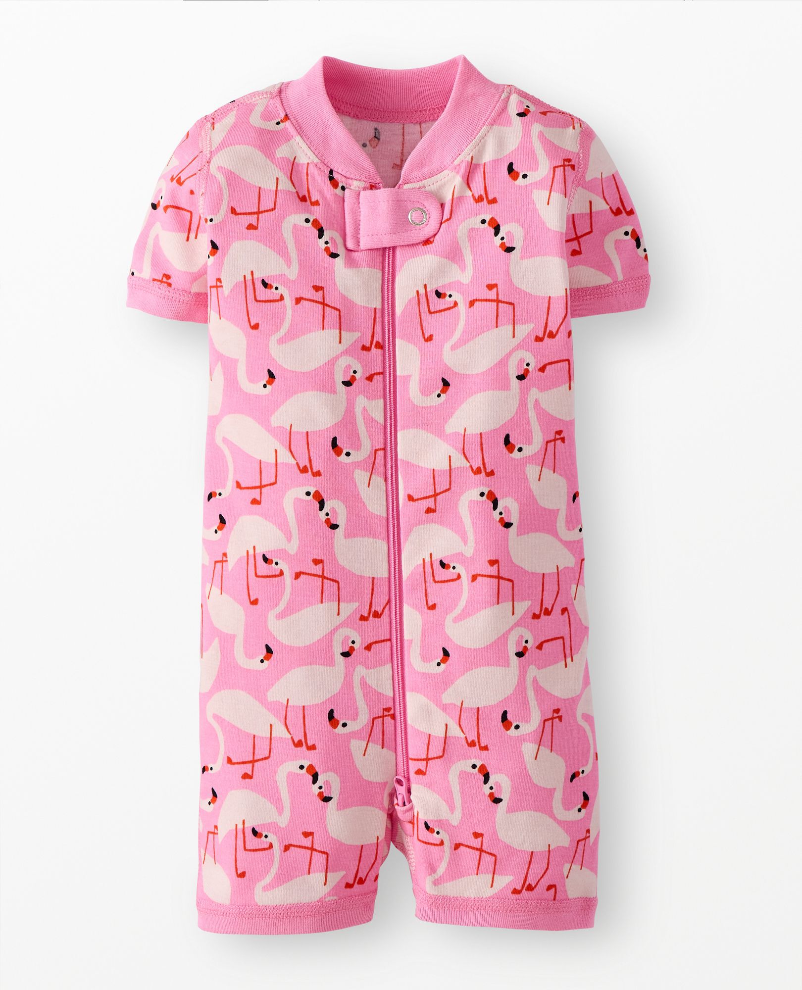 HannaJams™ Sleeper in Flamingos on Azalea Pink - main