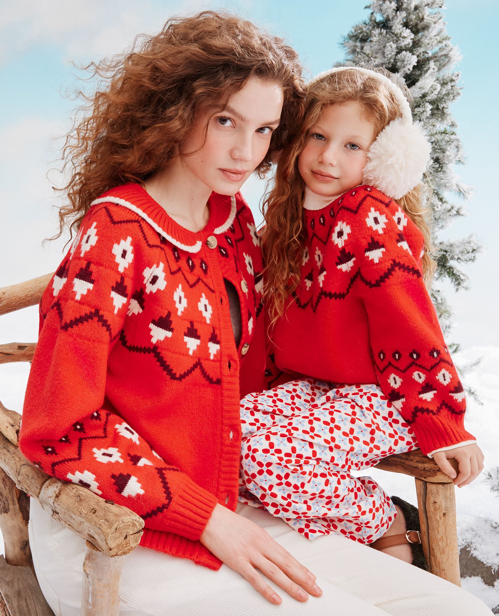 Fair Isle Mock Neck Sweater - thumbnail 8