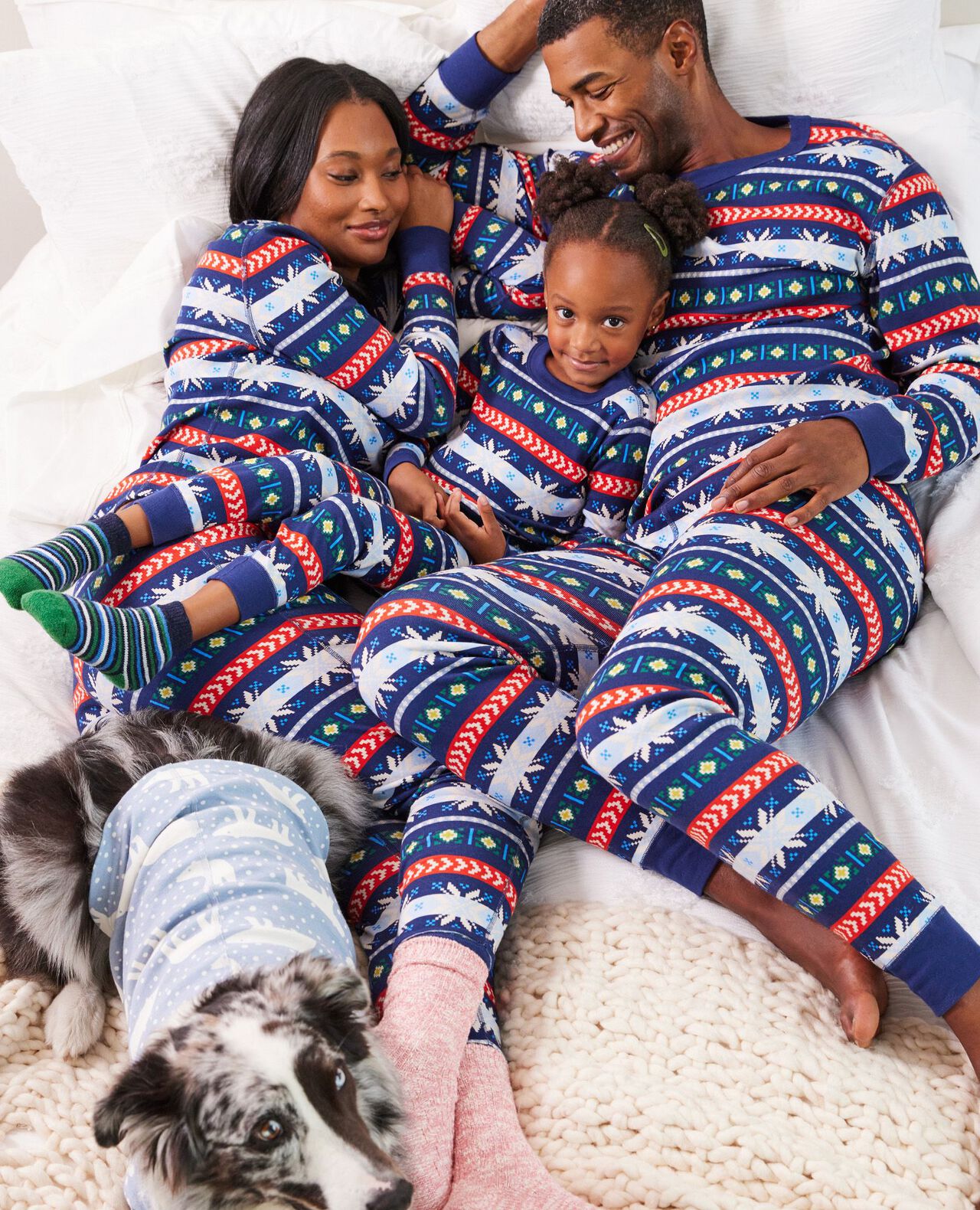 Holiday Dog Pajamas in Snowy Polar Bear on North Air - main