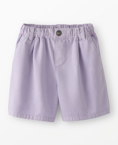 Twill Shorts in Hushed Violet - main
