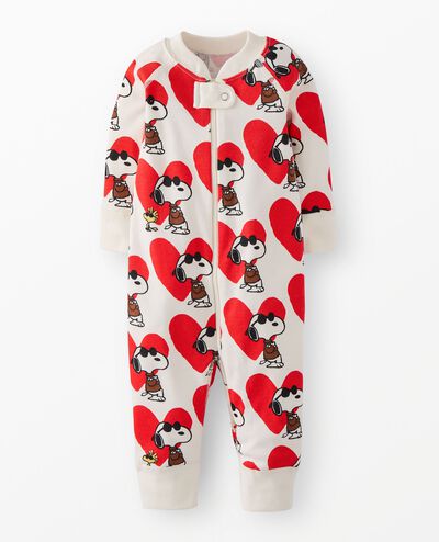 Peanuts HannaJams™ Sleeper in Snoopy Joe Cool Ecru - main