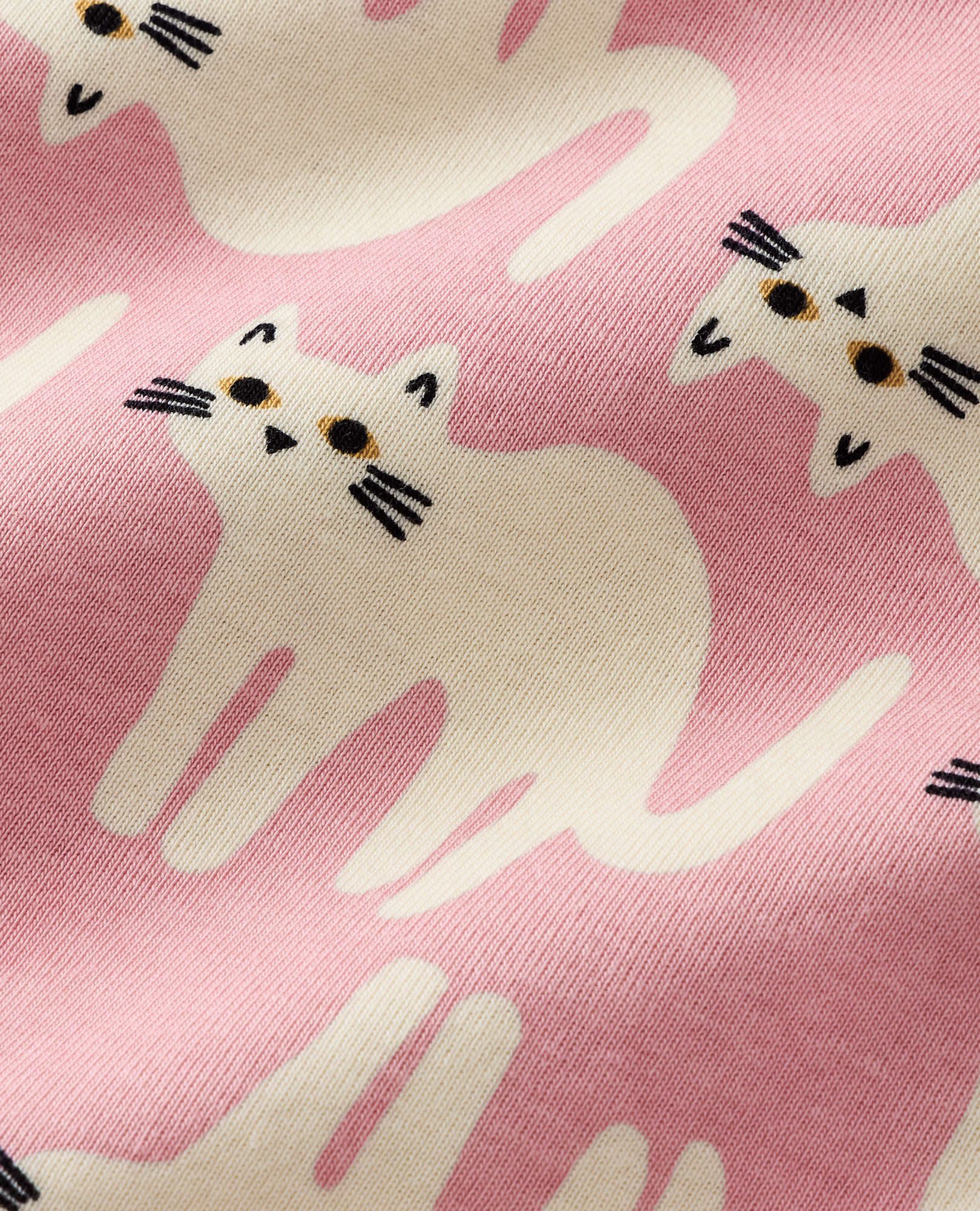 Halloween HannaJams™ Pajama Set in Cats on Powdered Rose - main