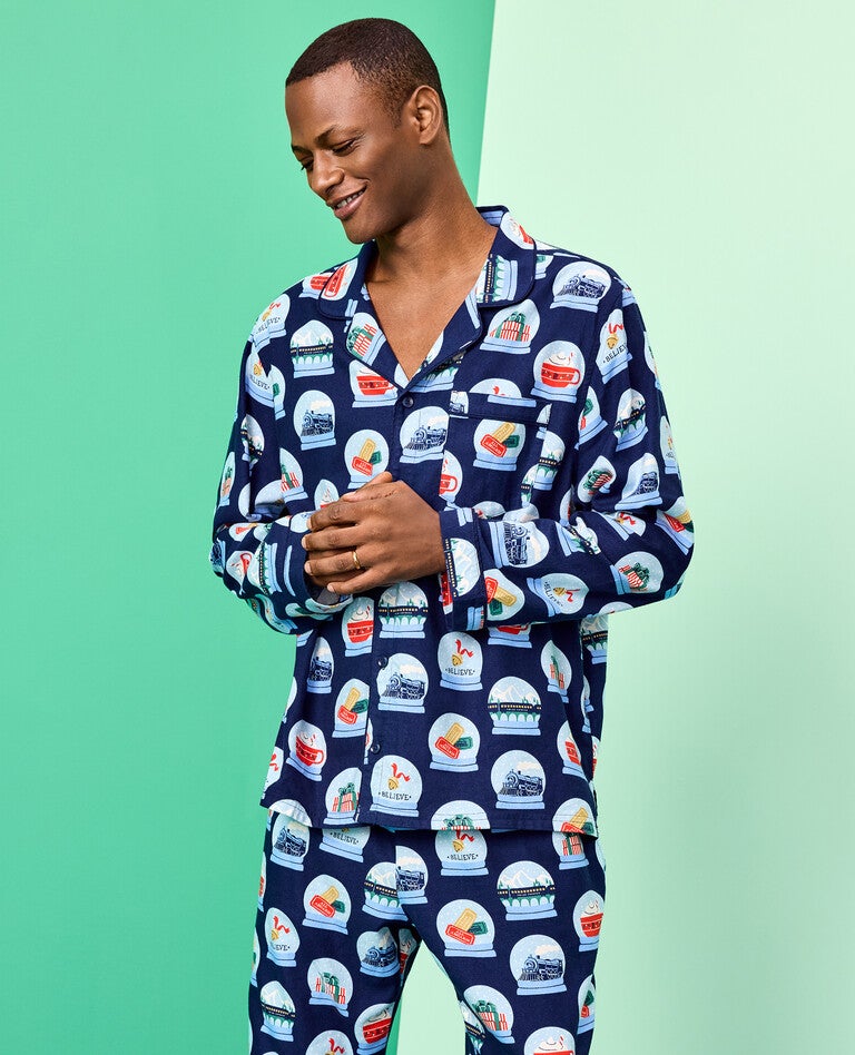 The Polar Express Snow Globe Matching Family Pajamas in  - main