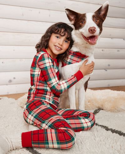 HannaJams™ Plaid Pajama Set in Red Holiday Plaid - main