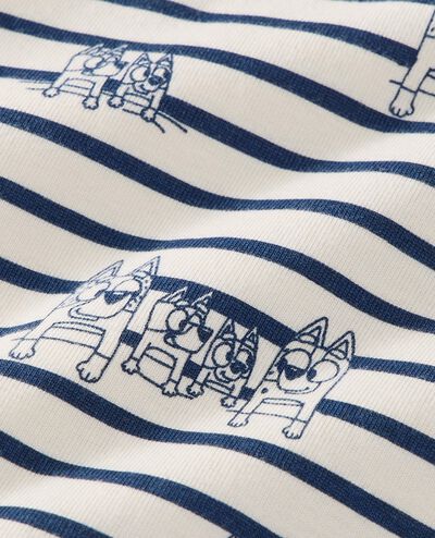 Women's Bluey Holiday Wide Leg Pajama Set in Bluey Family Sleepover - main