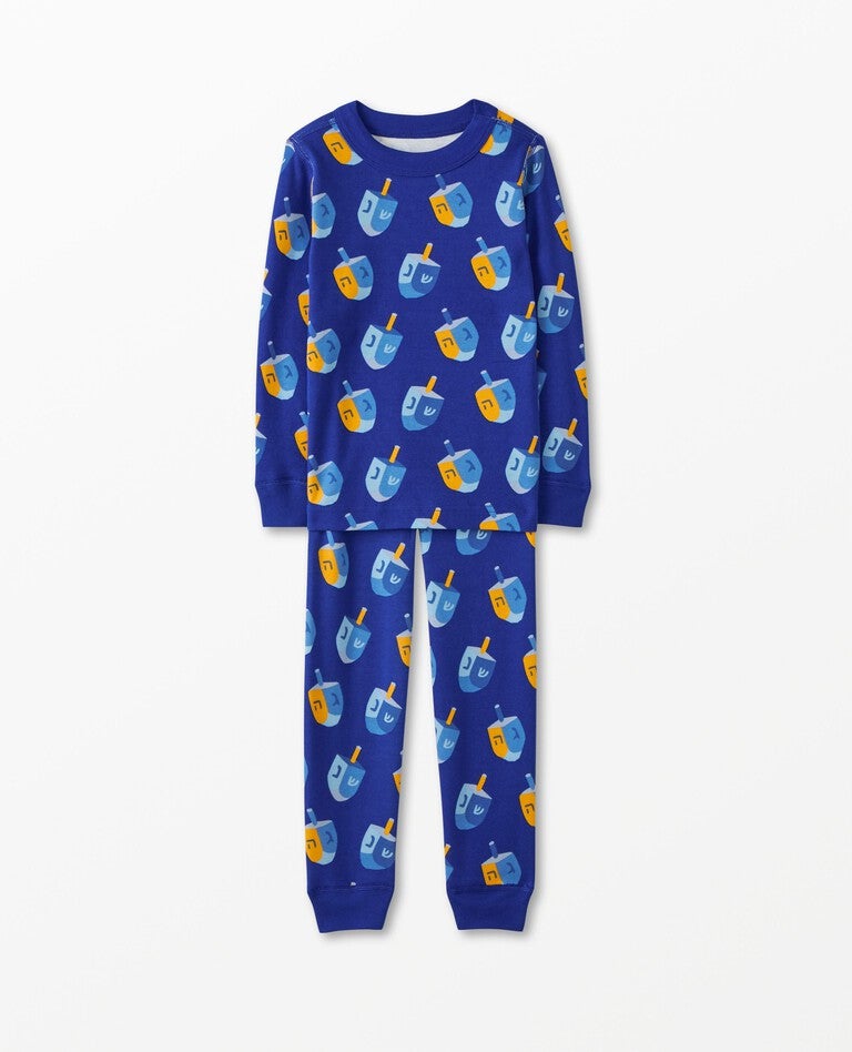 Holiday Print Long John Pajama Set Hanna Andersson