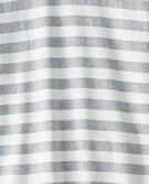 Adult Unisex Short John Pajamas In Organic Cotton in Heather Grey/Hanna White - main