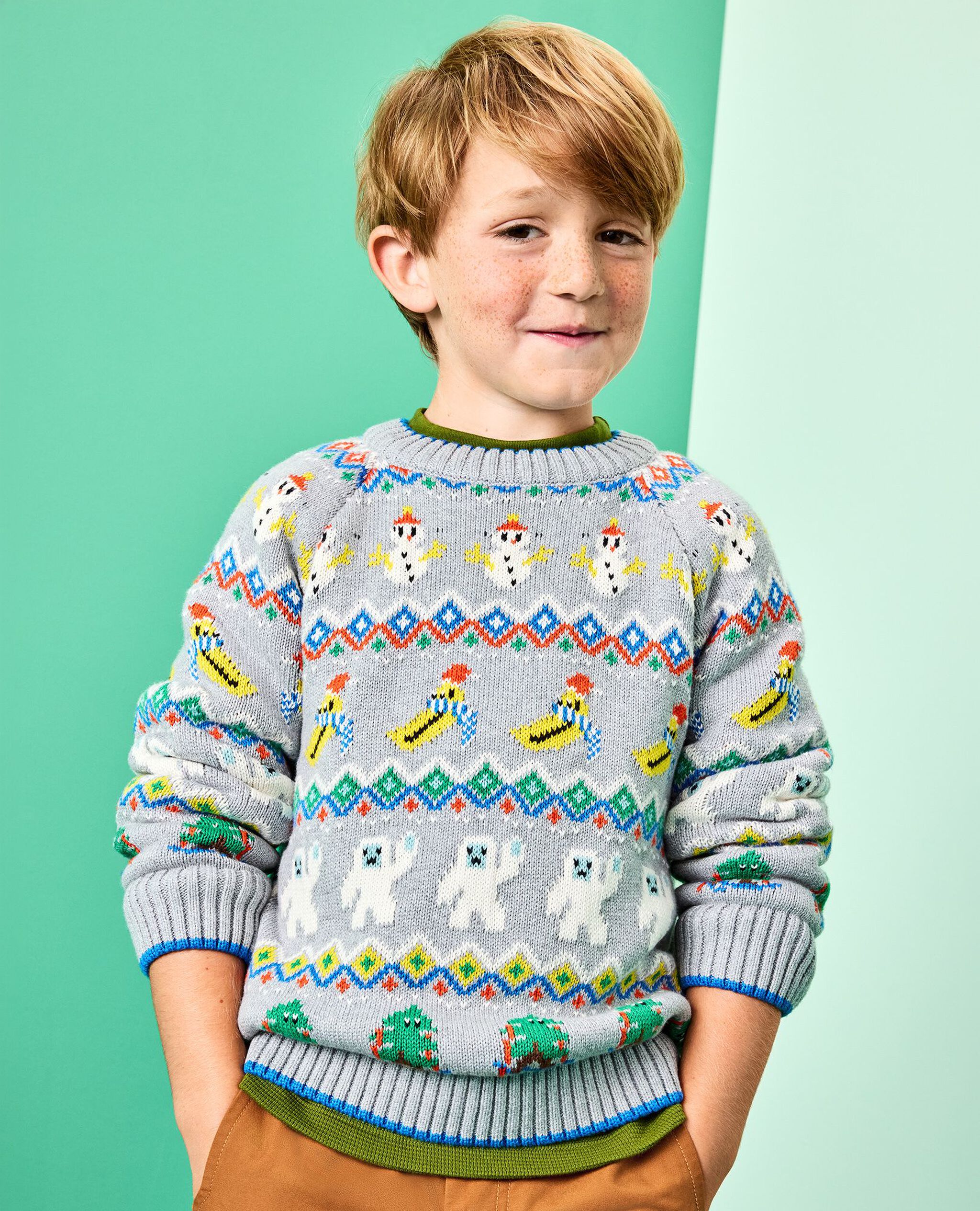 Holiday Sweater in Weird and Wonderful Fair Isle - main