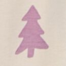 Adult Holiday Relaxed Fit Pajama Set in Festive Forest on Ecru - swatch