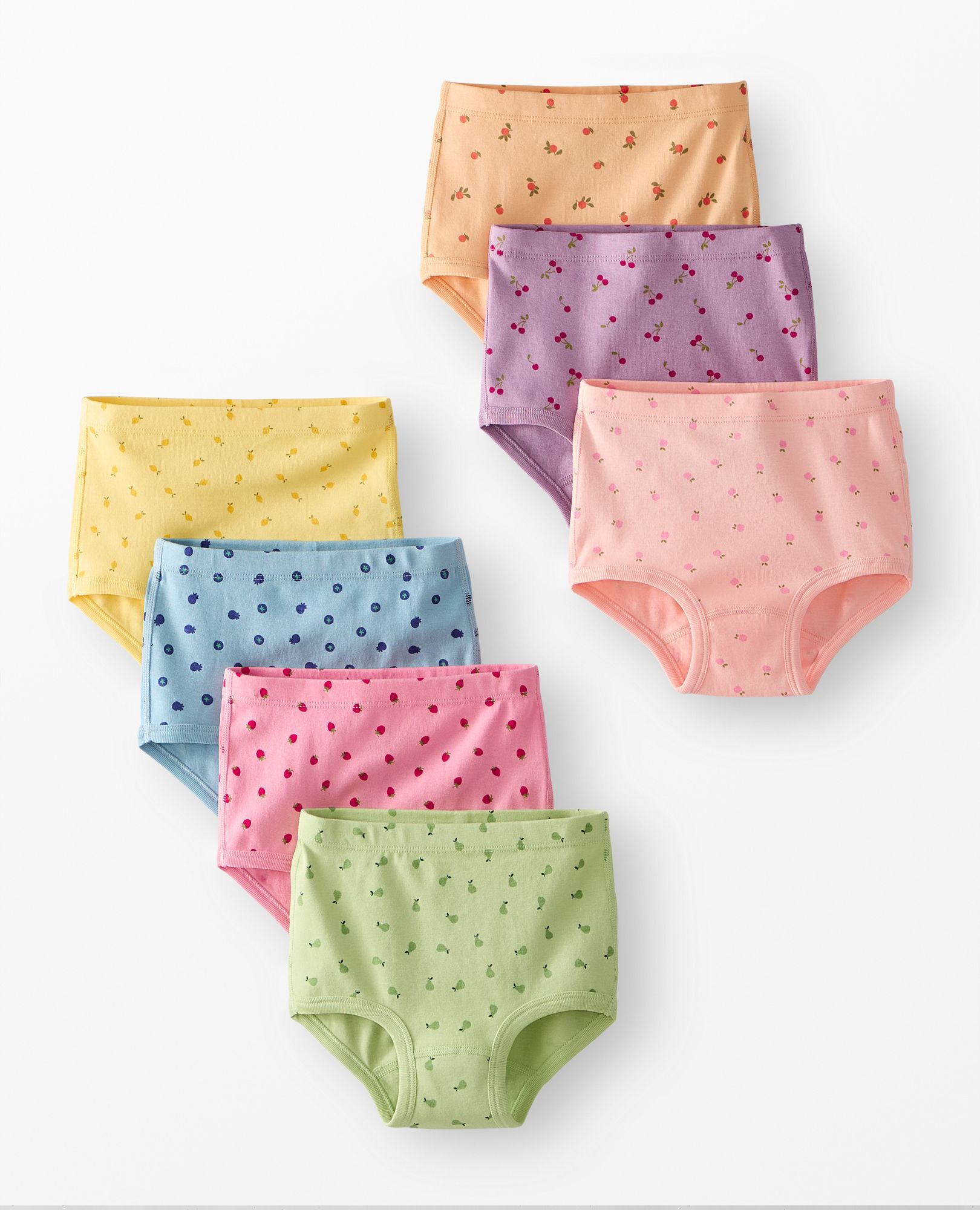 7-Pack Organic Cotton Classic Underwear in Girls Mini Fruit 7PK - main