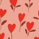 Poplin Top & Wide Leg Pants Set in Brown Sweetheart Garden - swatch