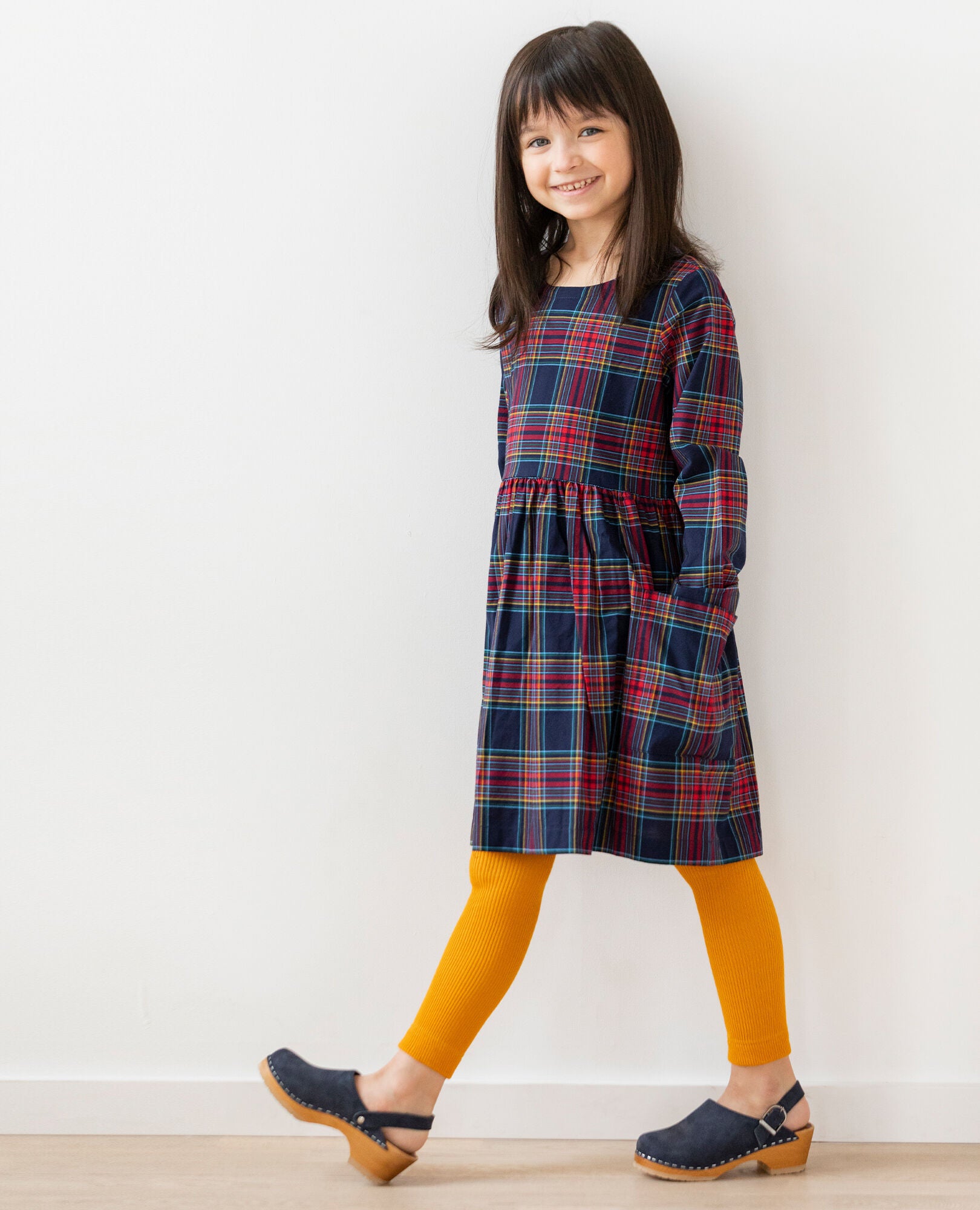 hanna andersson plaid dress