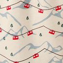 Women's Holiday Flannel Pajama Set in Gondolas - swatch