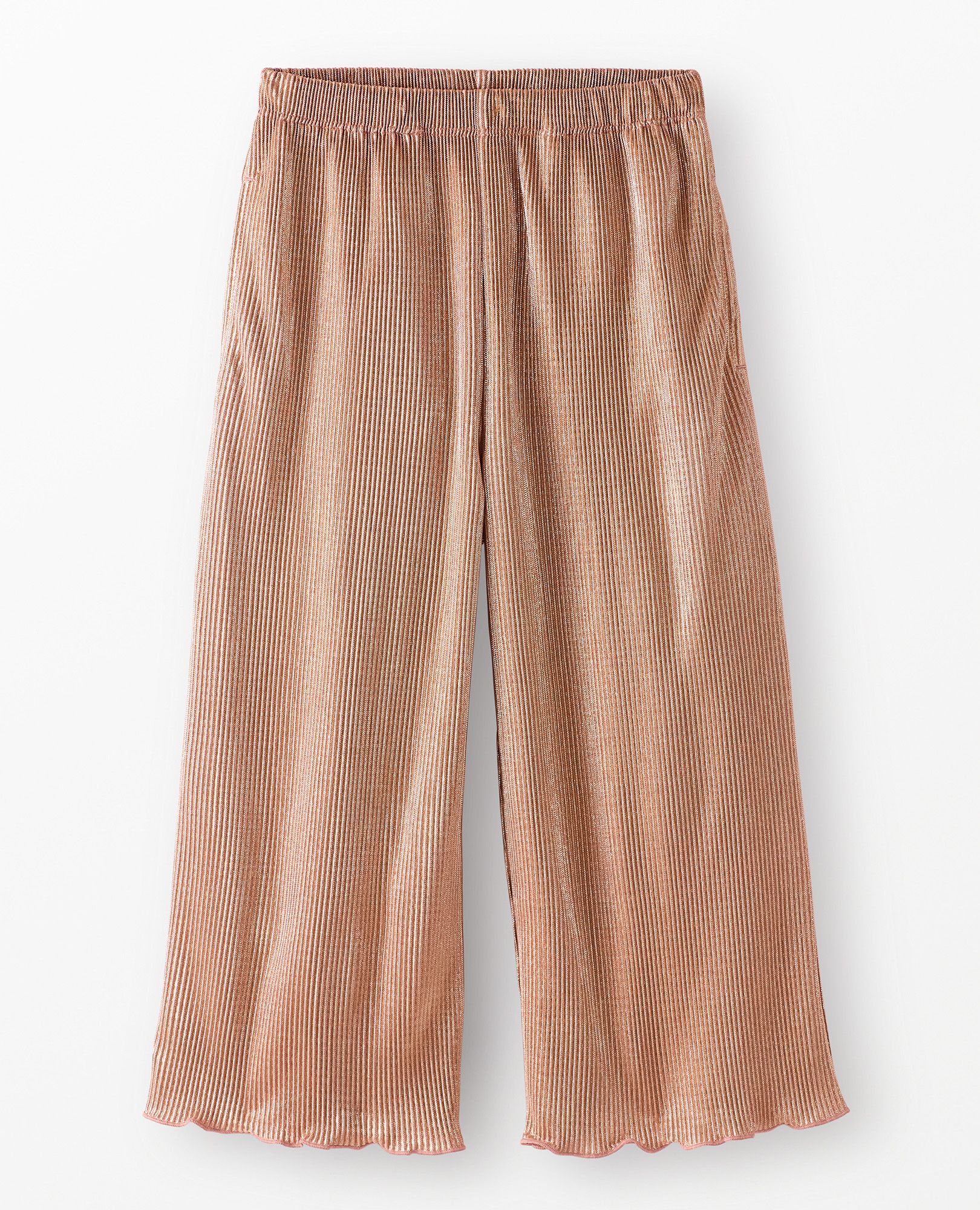 Hanna Metallic Wide Leg Pants | Hanna Andersson