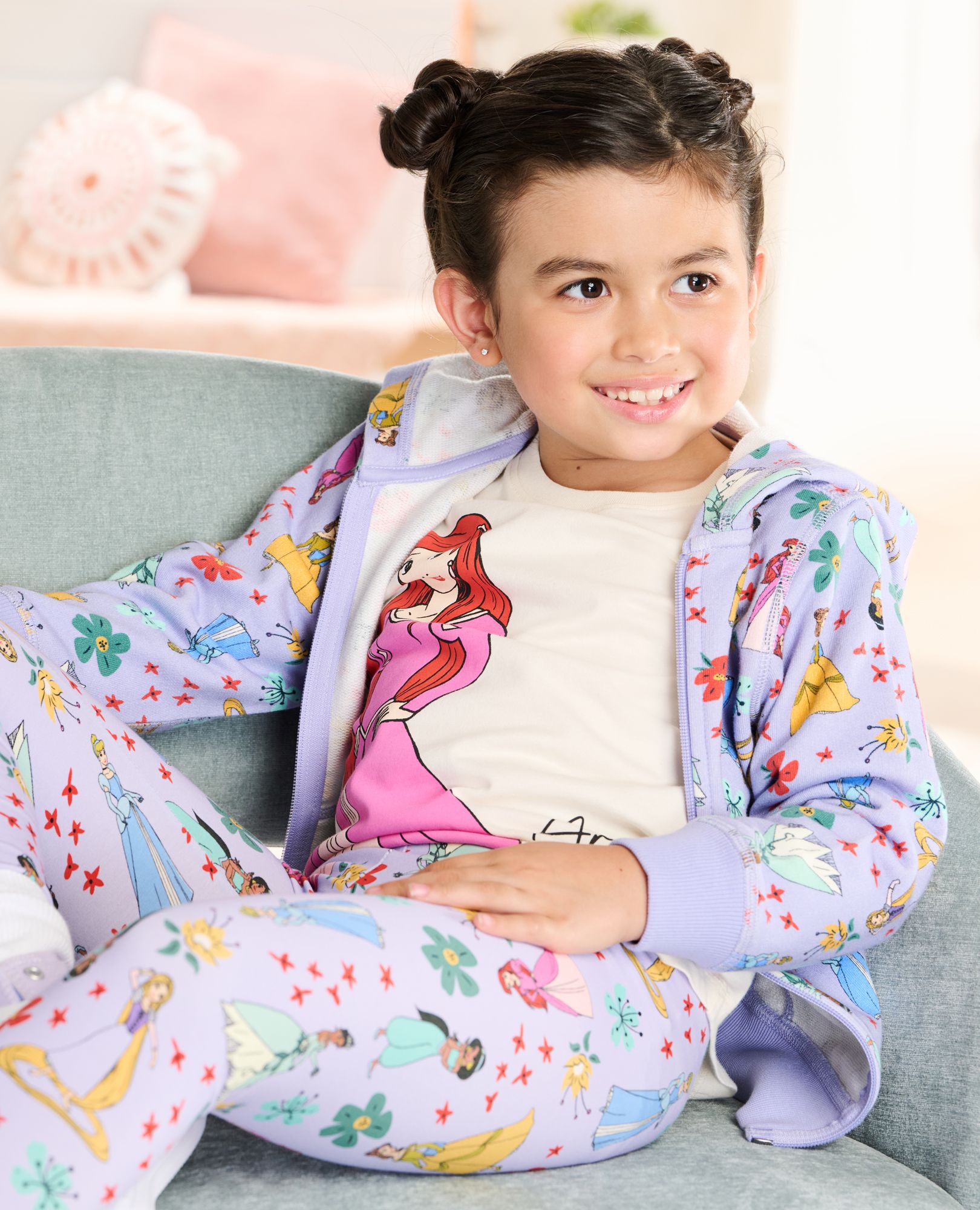 Disney Princess French Terry Hoodie Hanna Andersson