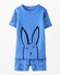 Bold Bunny on Blue