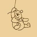 Baby Disney Winnie the Pooh Long Sleeve T-Shirt & French Terry Overalls Set in Winnie the Pooh Layette - Beige - swatch