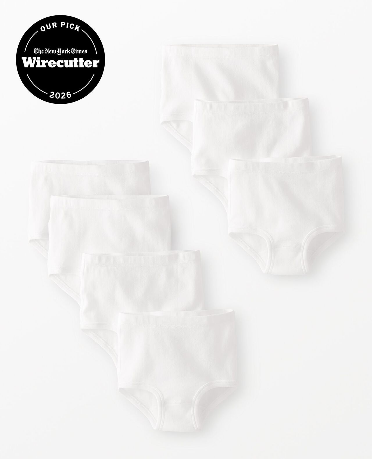 7-Pack Organic Cotton Classic Underwear in White - main