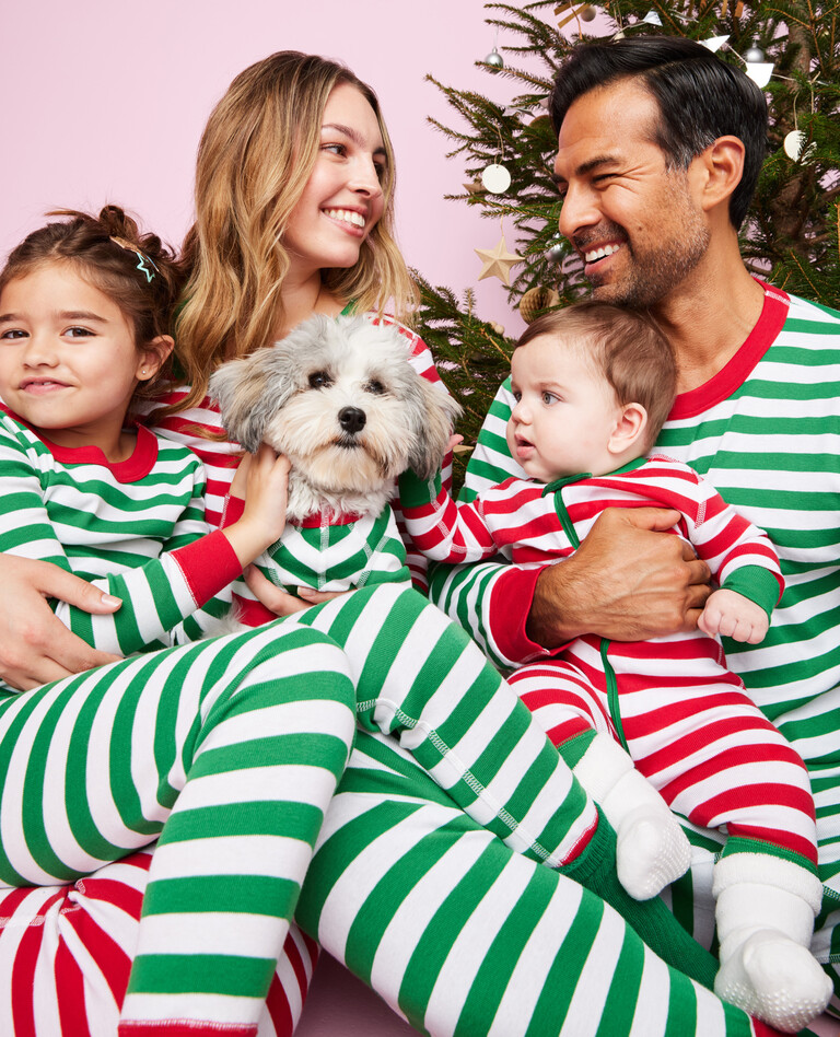 Holiday Stripe Matching Family Pajamas