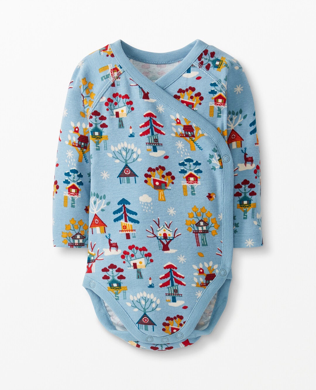 Baby Side Snap Bodysuit In Organic Cotton Hanna Andersson