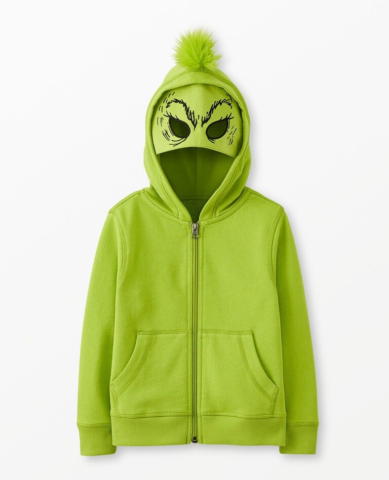 Dr. Seuss Grinch French Terry Zip Up Hoodie in Grinch - main