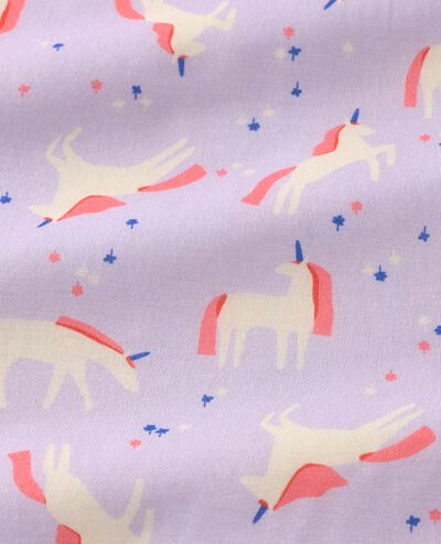 Flutter Sleeve Nightgown in Grazing Unicorns on Purple - main