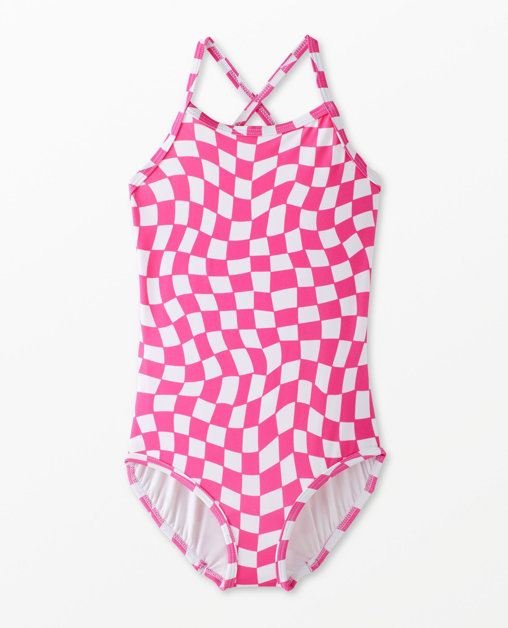 Checkered swimsuit sales one piece