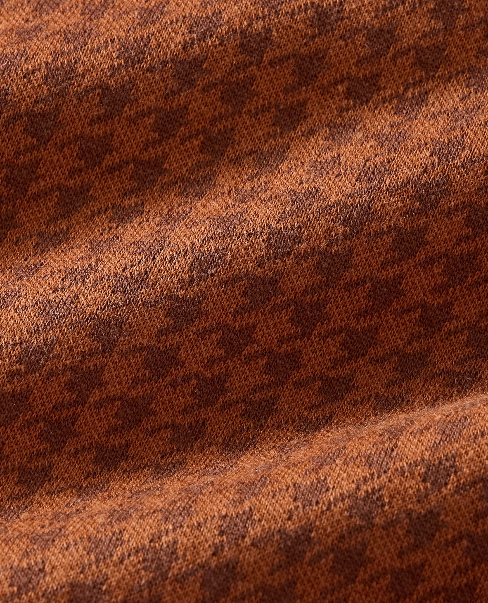 Baby Jacquard Pants in Brown Tonal Houndstooth - main