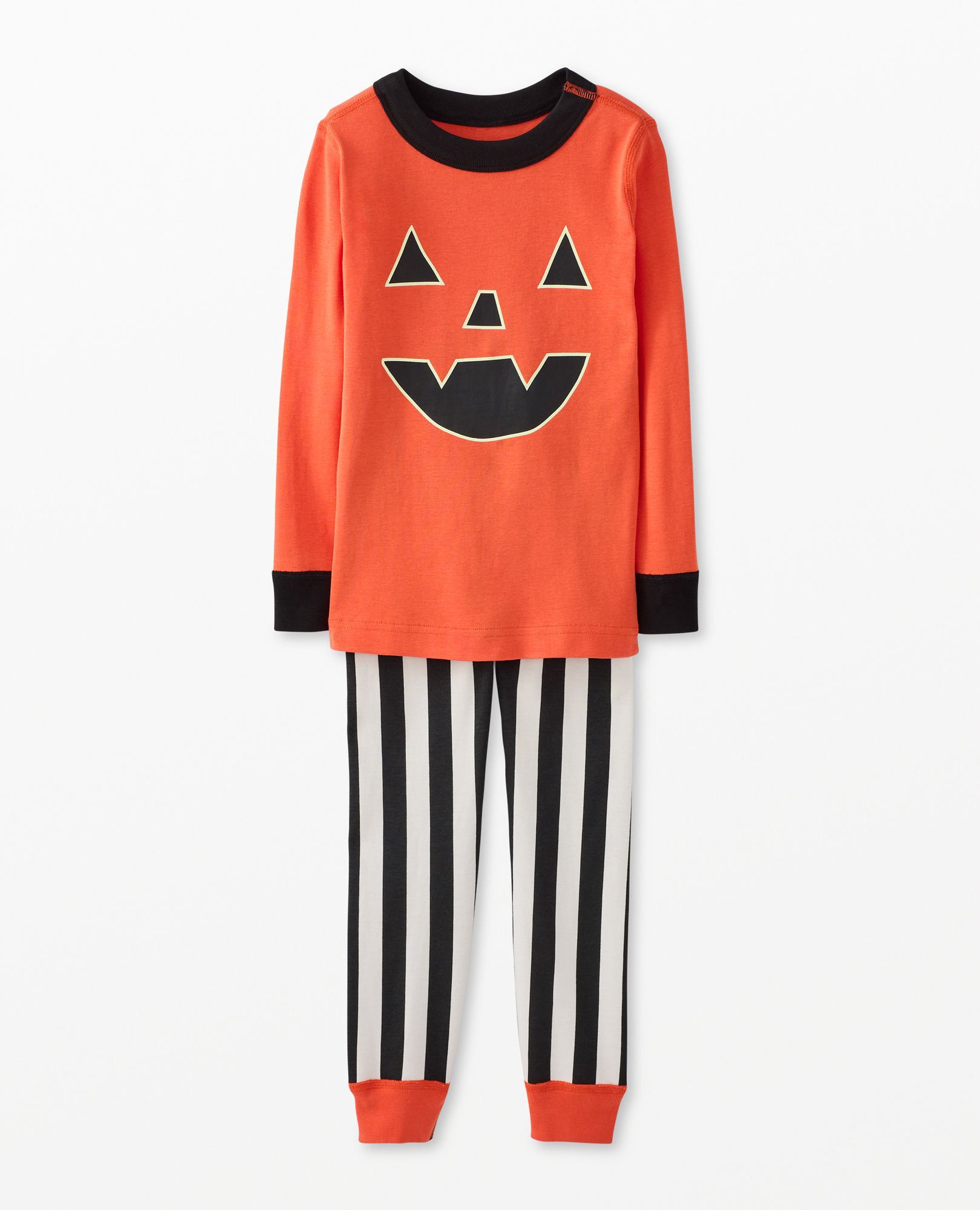 Kids Halloween Glow in the Dark Long John Pajama Set Hanna Andersson