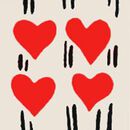 Long Sleeve Skater Dress with Pockets in Stripes of Love - swatch