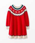 Fairisle Sweater Dress in Scandi Snowflake - main