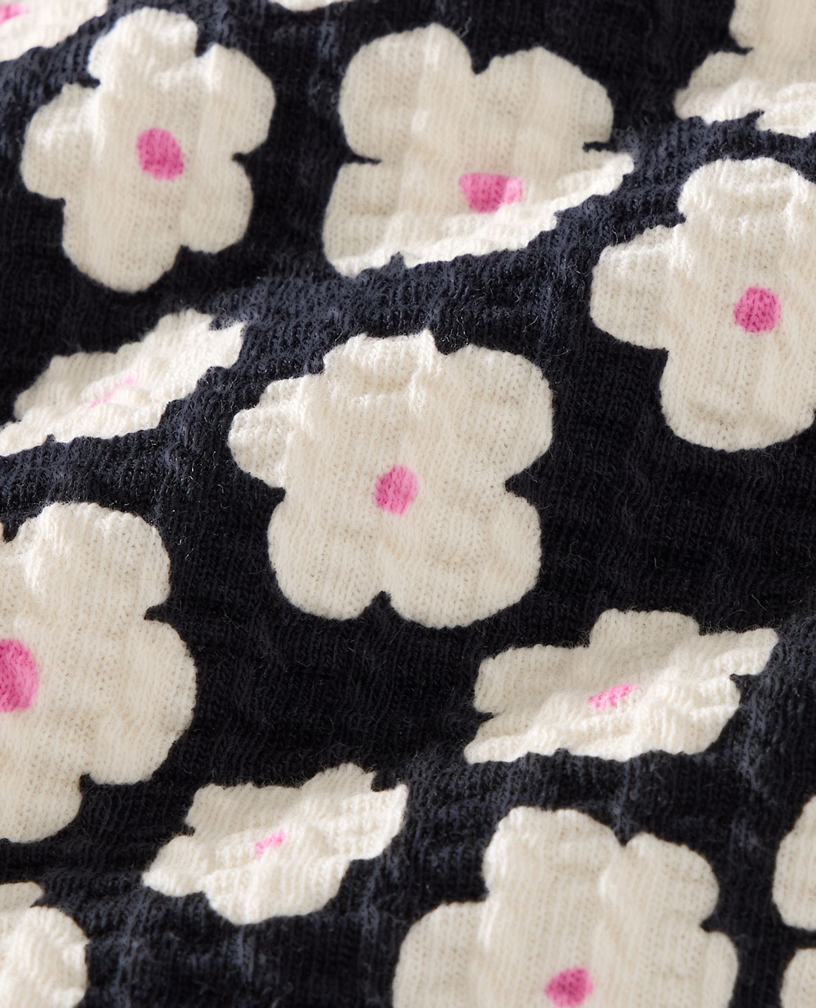Balloon Sleeve Jacquard Top - thumbnail 3