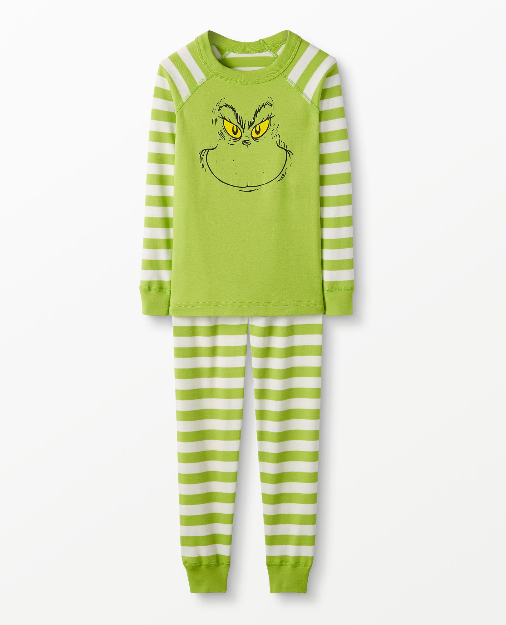 Kids Dr. Seuss Grinch Long John Pajama Set