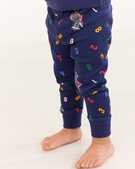 Sesame Street Long John Pajama Set in Navy Blue - main