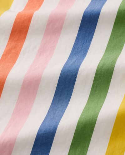 Poplin Pajama Set in Summer Rainbow Stripe - main