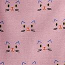 HannaJams™ Pajama Set in Cat Face on Cosmic Purple - swatch