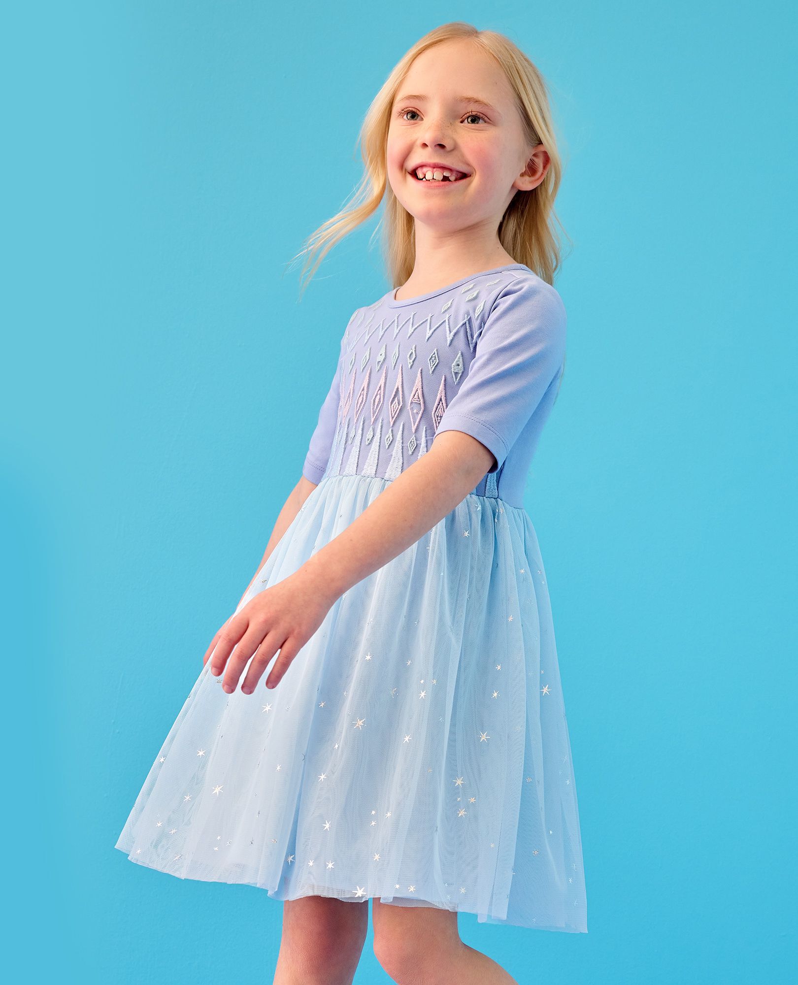 Disney Frozen Tulle Dress in Elsa - main