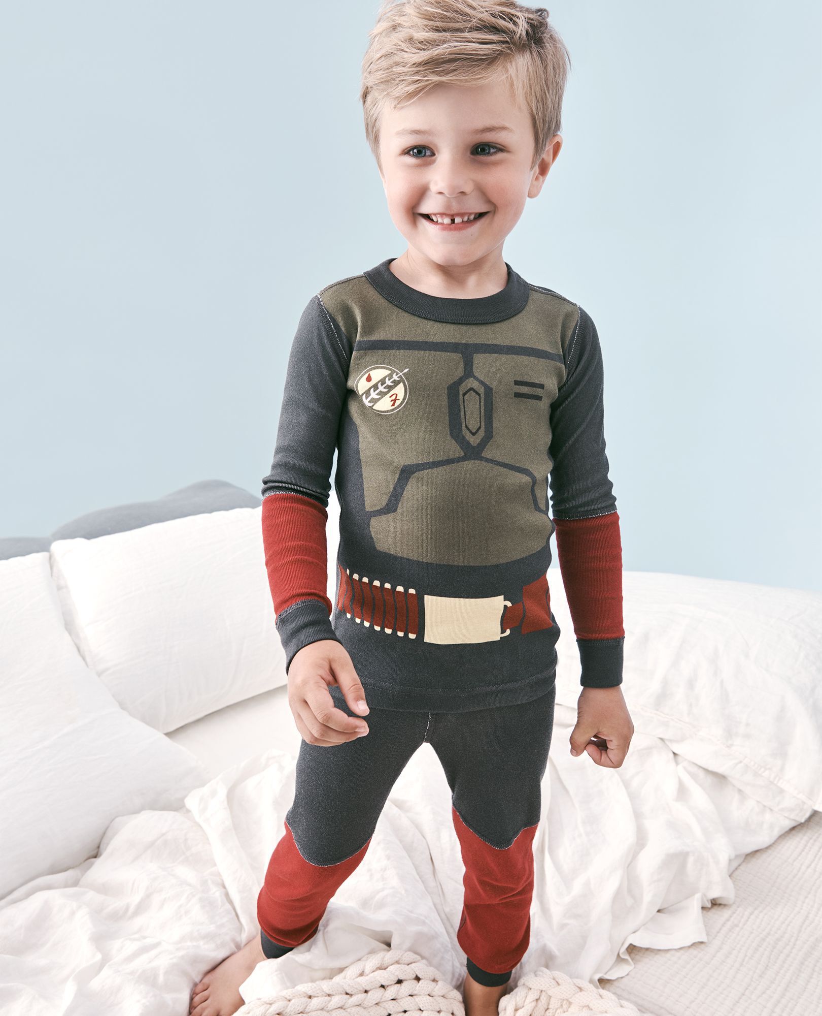 Kids STAR WARS Costume Long John Pajama Set