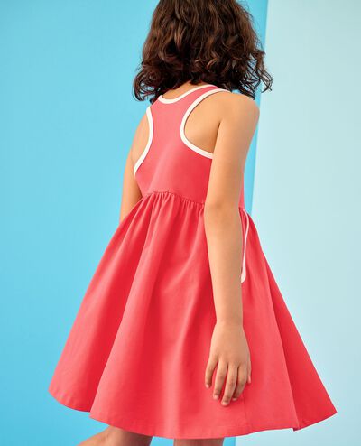 Racerback Dress with Pockets in Camellia Rose - main
