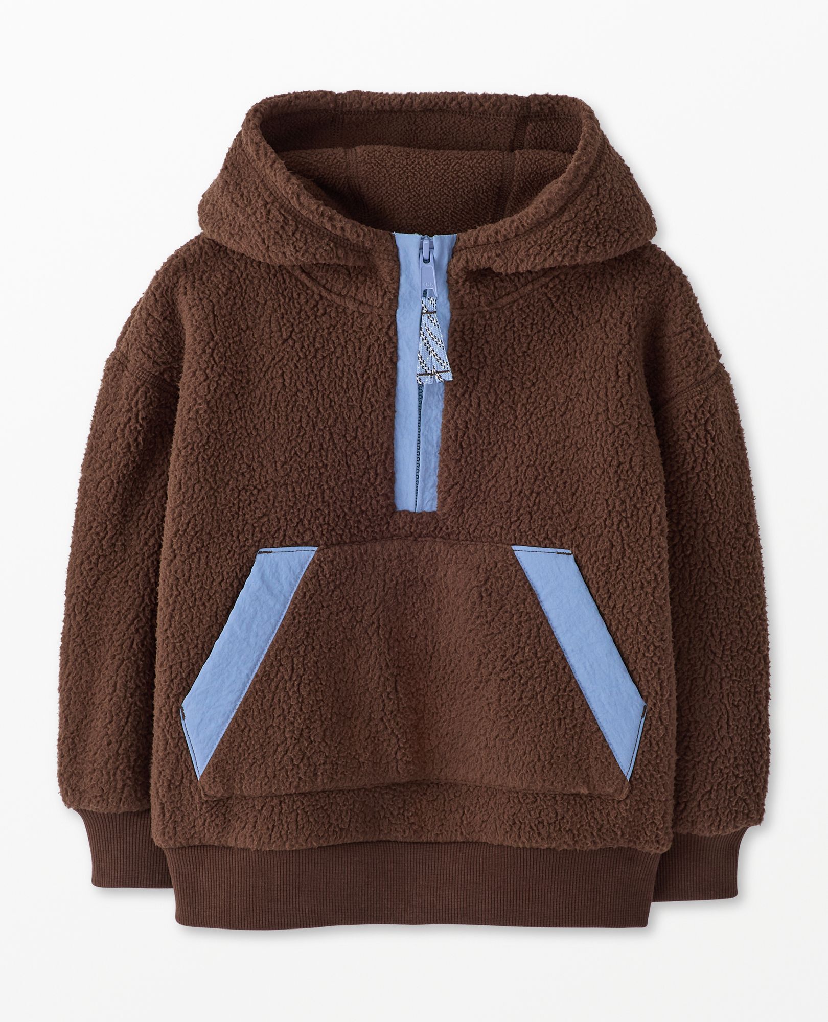 Fleece hoodie half zip best sale
