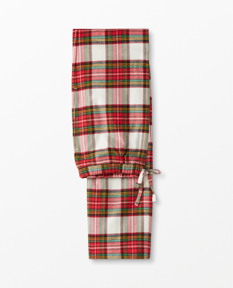 Adult Flannel Pajama Pant in Family Holiday Plaid - main