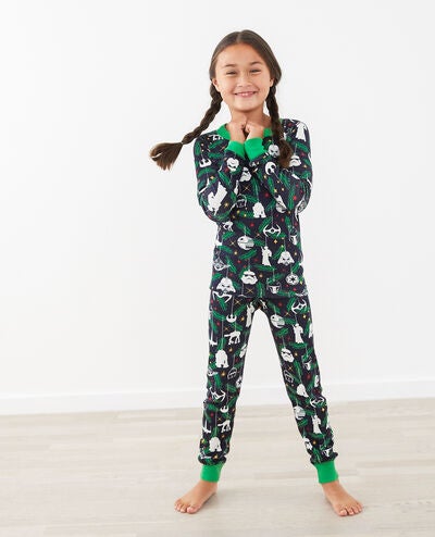 Kids STAR WARS™ Holiday Long John Pajama Set in Star Wars Holiday - main