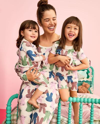 Easter HannaJams™ Sleeper in Multi Bunnies - main