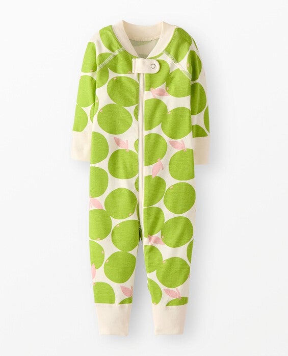 Toddler HannaJams™ Sleeper Pajamas in Summer Pomelo - 100% Organic Combed Cotton - Size 2 by Hanna Andersson