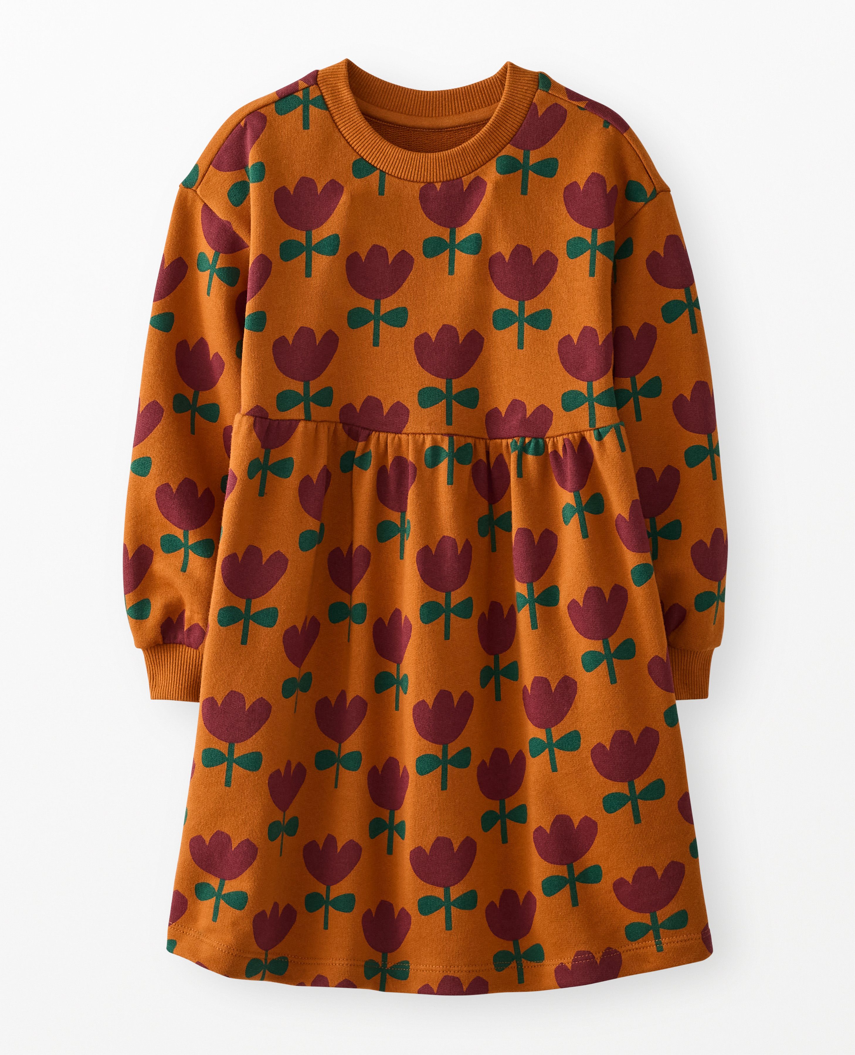 Long Sleeve French Terry Dress with Pockets | Hanna Andersson