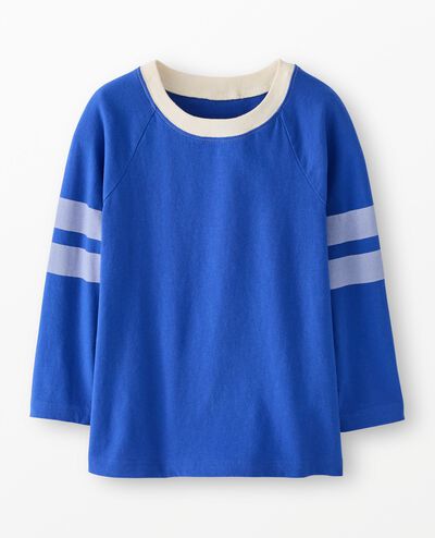 Long Sleeve Relaxed Fit T-Shirt in Bakery Blue - main
