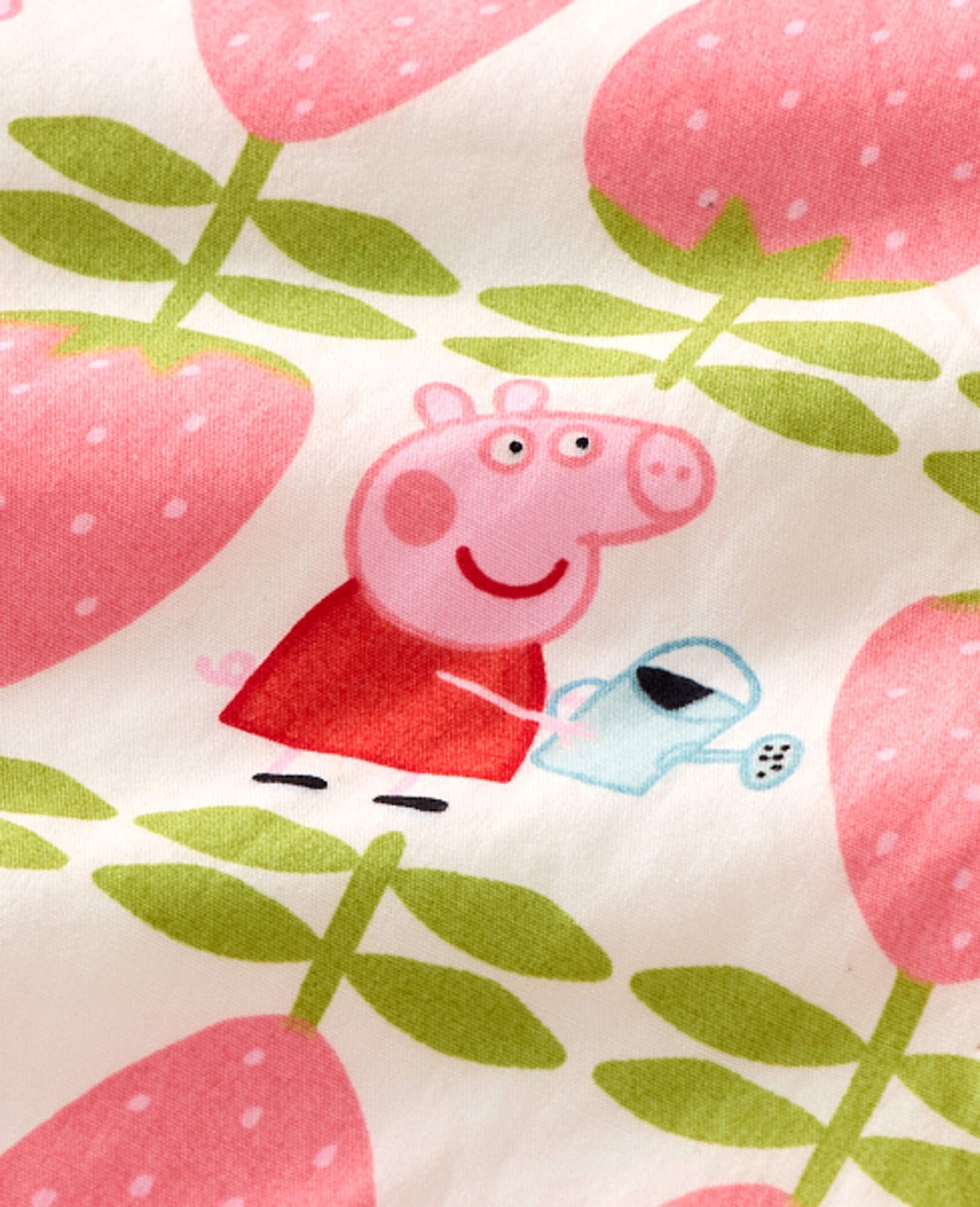 Peppa Pig Poplin Top & Wide Leg Pants Set in Peppa Strawberry Garden - main