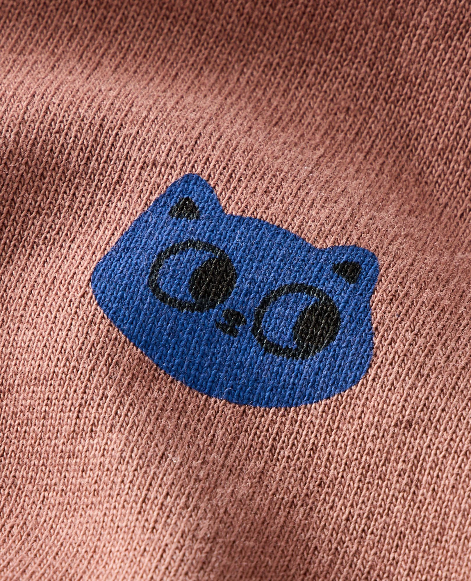 French Terry Graphic Hoodie in Burlwood - main