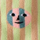 Dusen Dusen Crew Socks in Martine Stripe - swatch